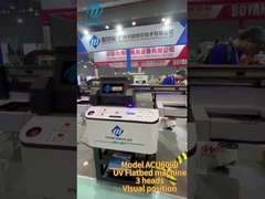 Precision 6 Pass UV Inkjet Flatbed Printer 600 mm x 900 mm baskı alanı olan negatif basınç sistemi