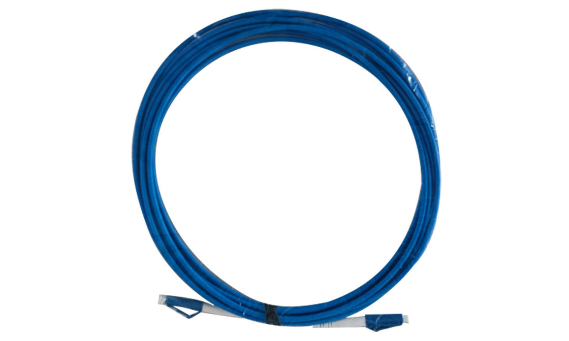 Mavi renkli kapalı fiber optik kablo 4M veya 6M uzunlukta