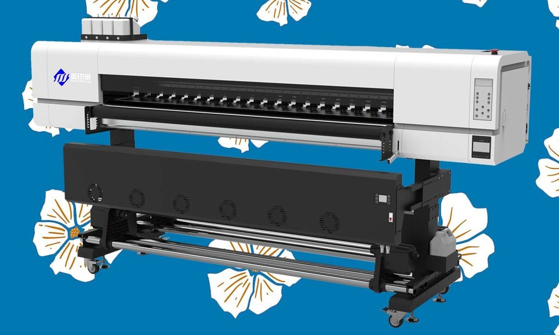 İyi geçirgenlik Büyük Formatlı Yazıcı 192 CM YMCK Renk Yönetimi Boyanma Sublimasyon Yazıcısı