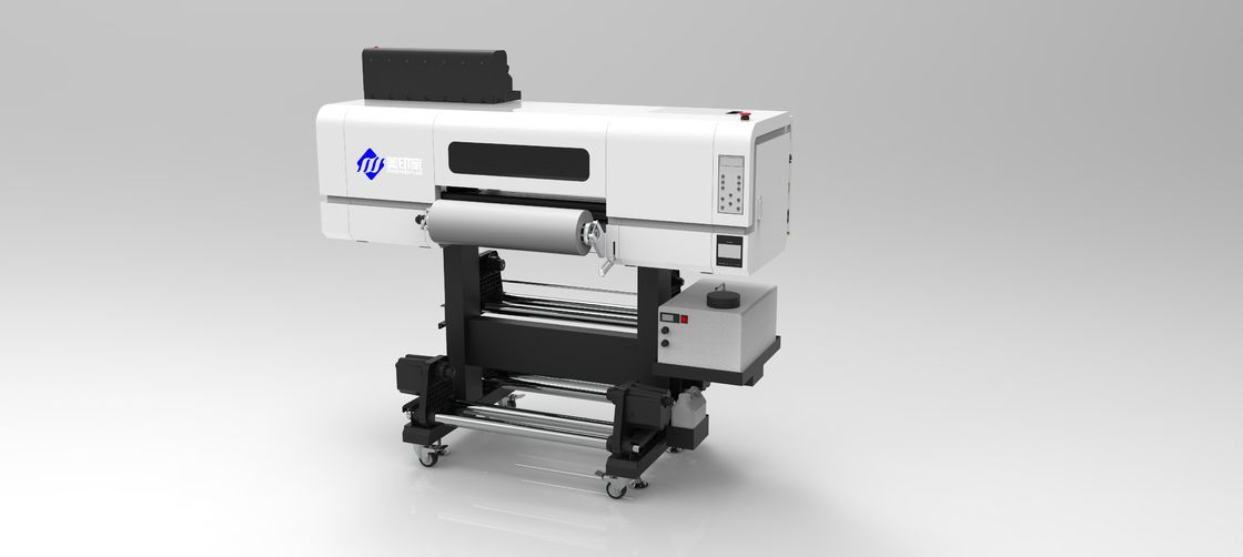 CMYK Beyaz Baskı için 1500ml UV Mürekkepli 1800 DPI Roller Isıtma DTF UV Yazıcı