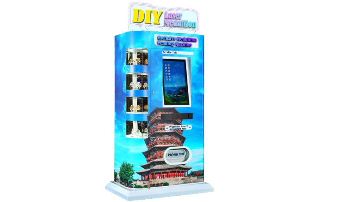 4G / WIFI / Kablolu bağlantı ve özelleştirilebilir renkler ile Otomatik Satıcı Makinesi